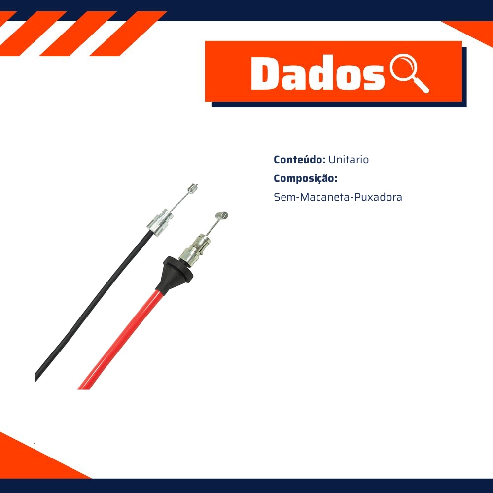 Cabo de Acionamento do Capô para Ford Ranger - Universal Automotive - 31540