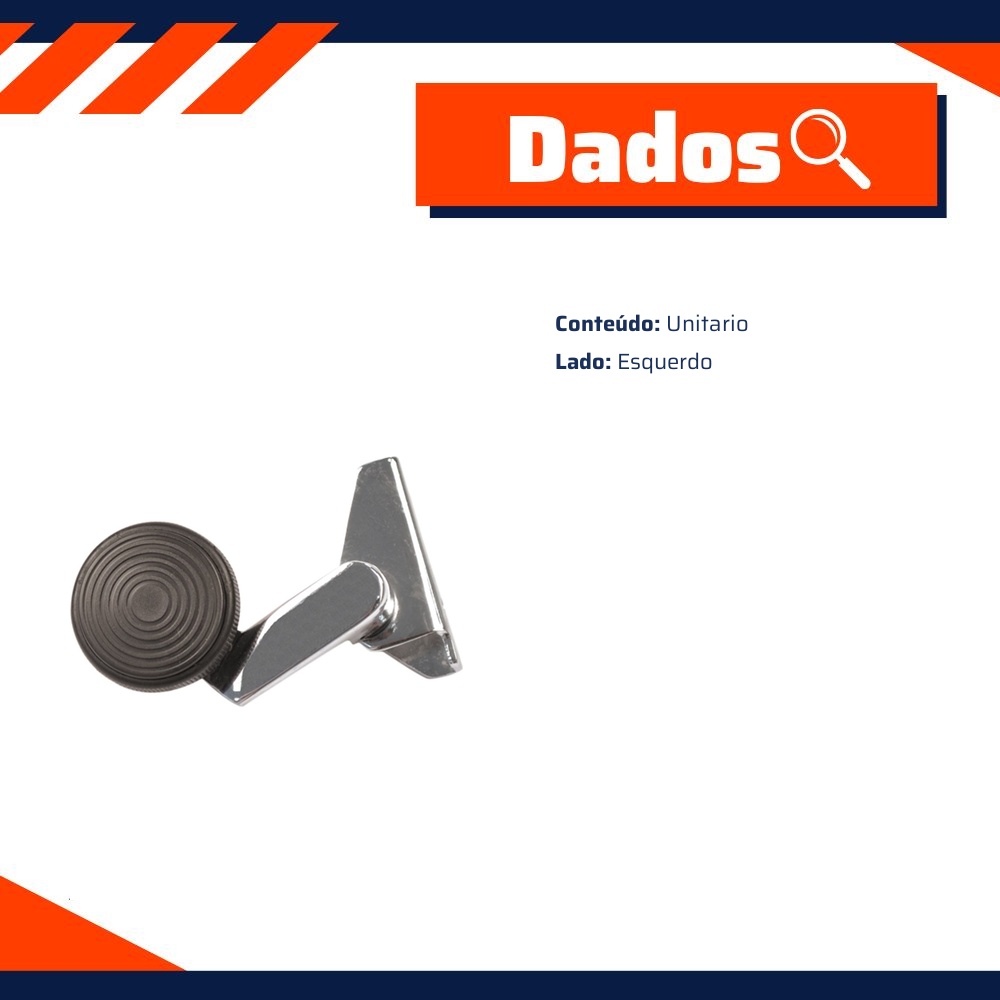Trinco do Quebra-Vento da Porta Dianteira para Volkswagen Passat - Universal Automotive - 20243