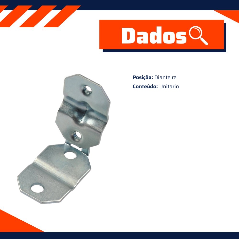 Chapa de Pressão do Quebra-Vento da Porta Dianteira para Volkswagen Fusca - Universal Automotive - 22256