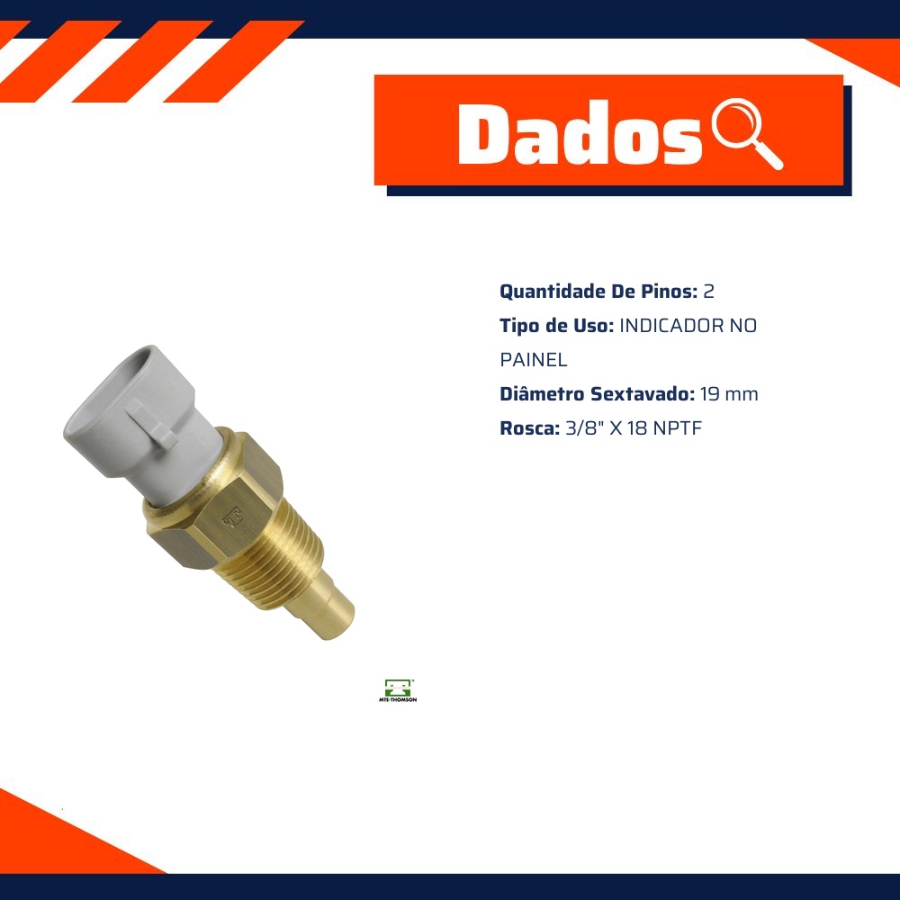 Sensor Temperatura Painel para Chevrolet Silverado - MTE-THOMSON - 4049