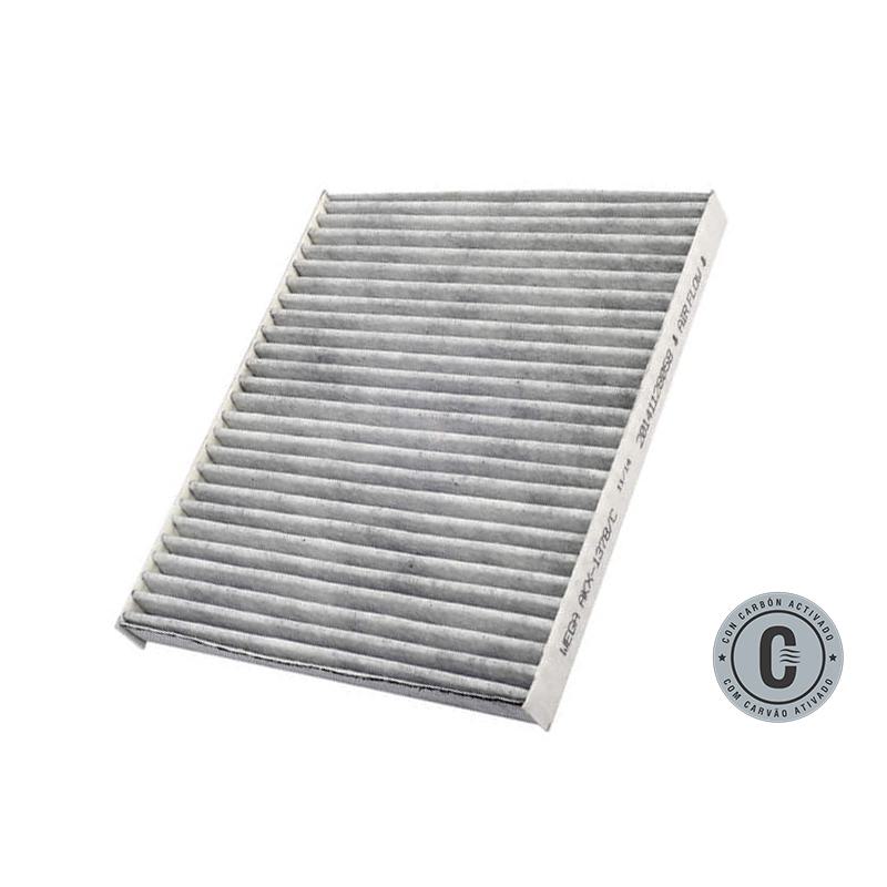 Filtro de Ar da Cabine com Carvão Ativado para Fiat 500 - Wega - AKX-1378/C