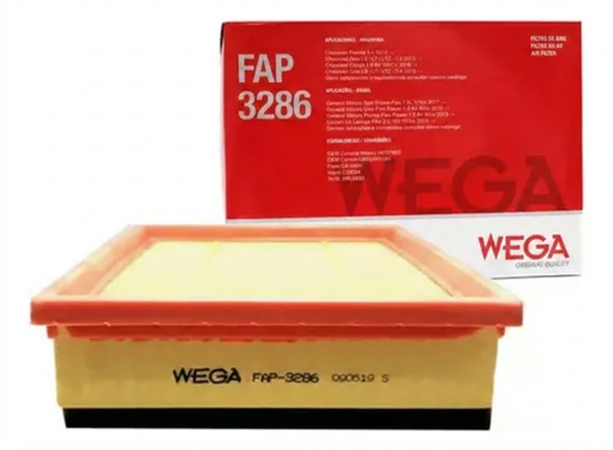 Filtro de Ar do Motor - Wega - FAP-3286