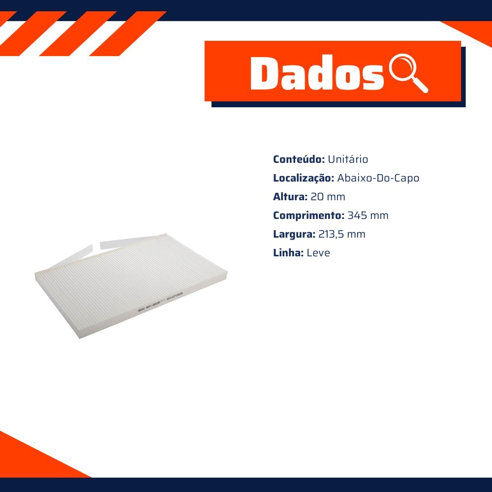 Filtro de Ar da Cabine para Audi S6 AVANT - Wega - AKX-35635