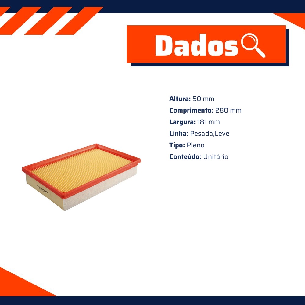 Filtro de Ar para Ford Transit - Wega - FAP-4867
