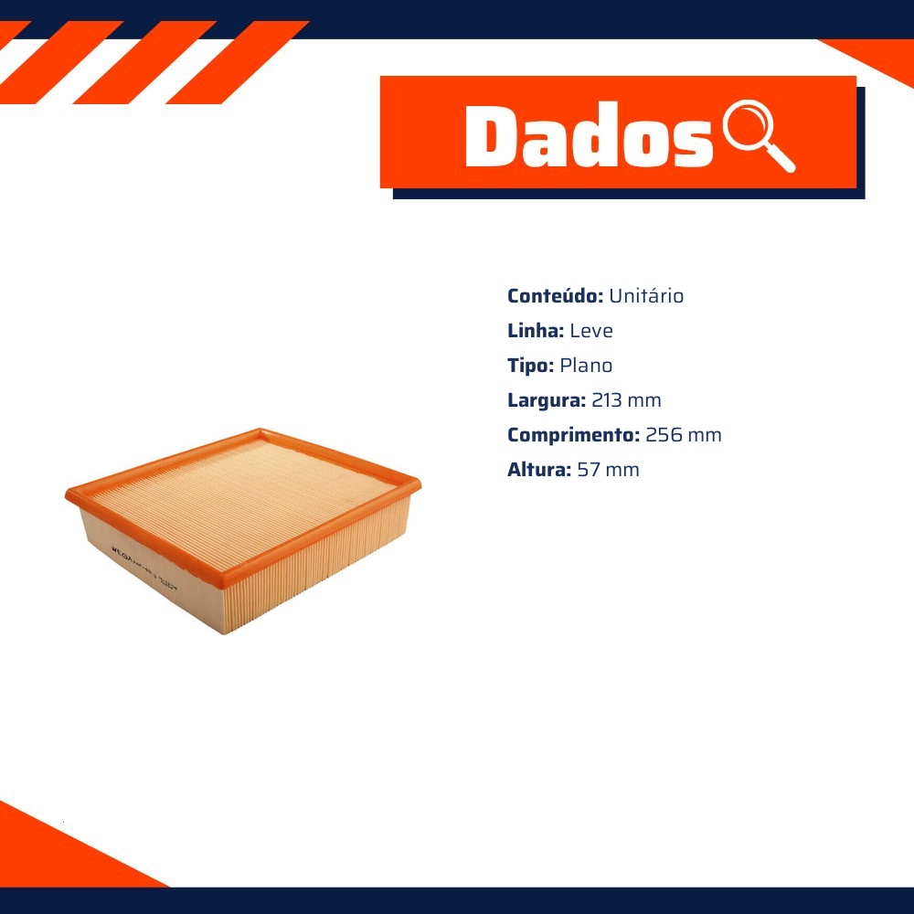 Filtro de Ar do Motor - Wega - FAP-4813