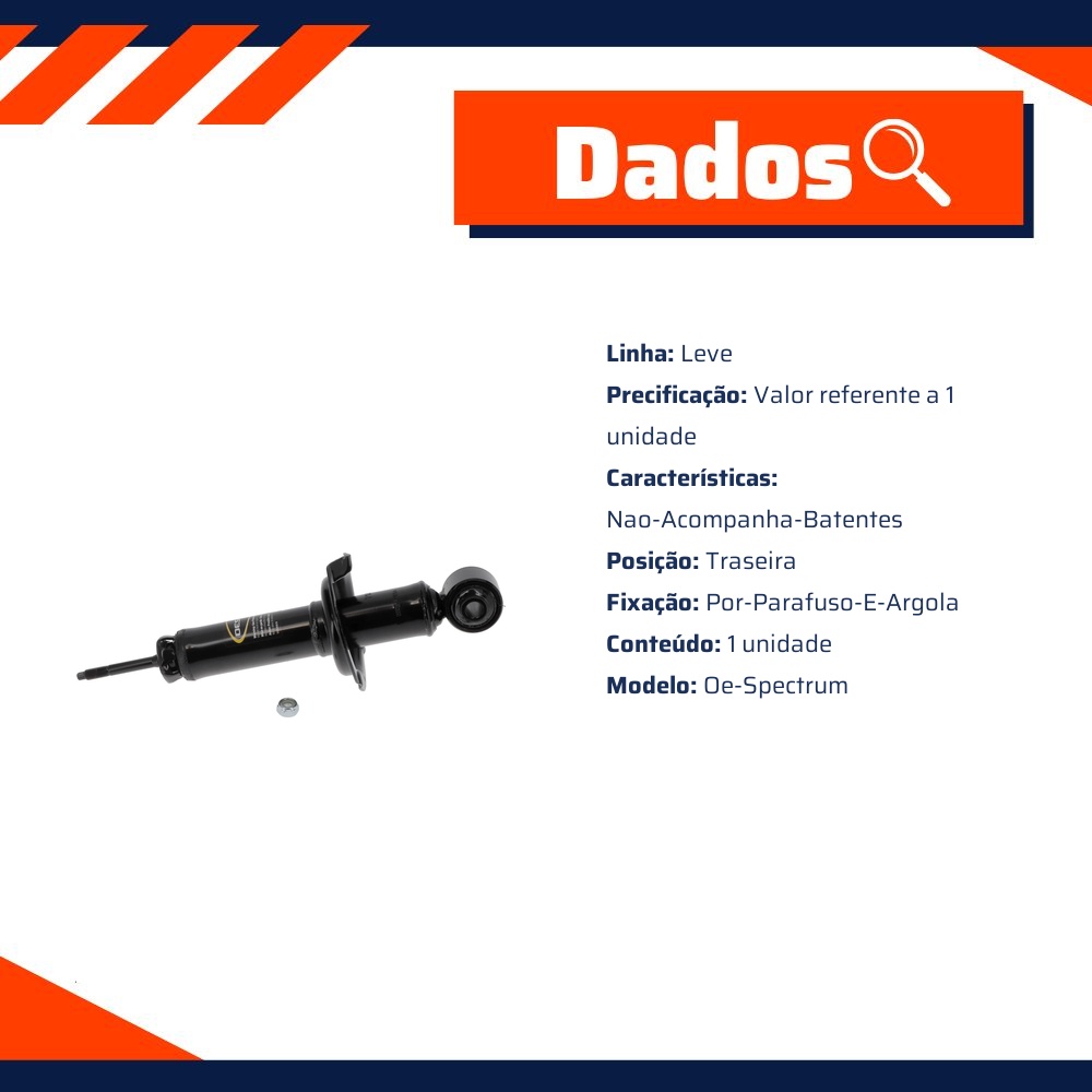 Amortecedor OESpectrum Traseiro da Suspensão para Honda CR-V - Monroe - 71380