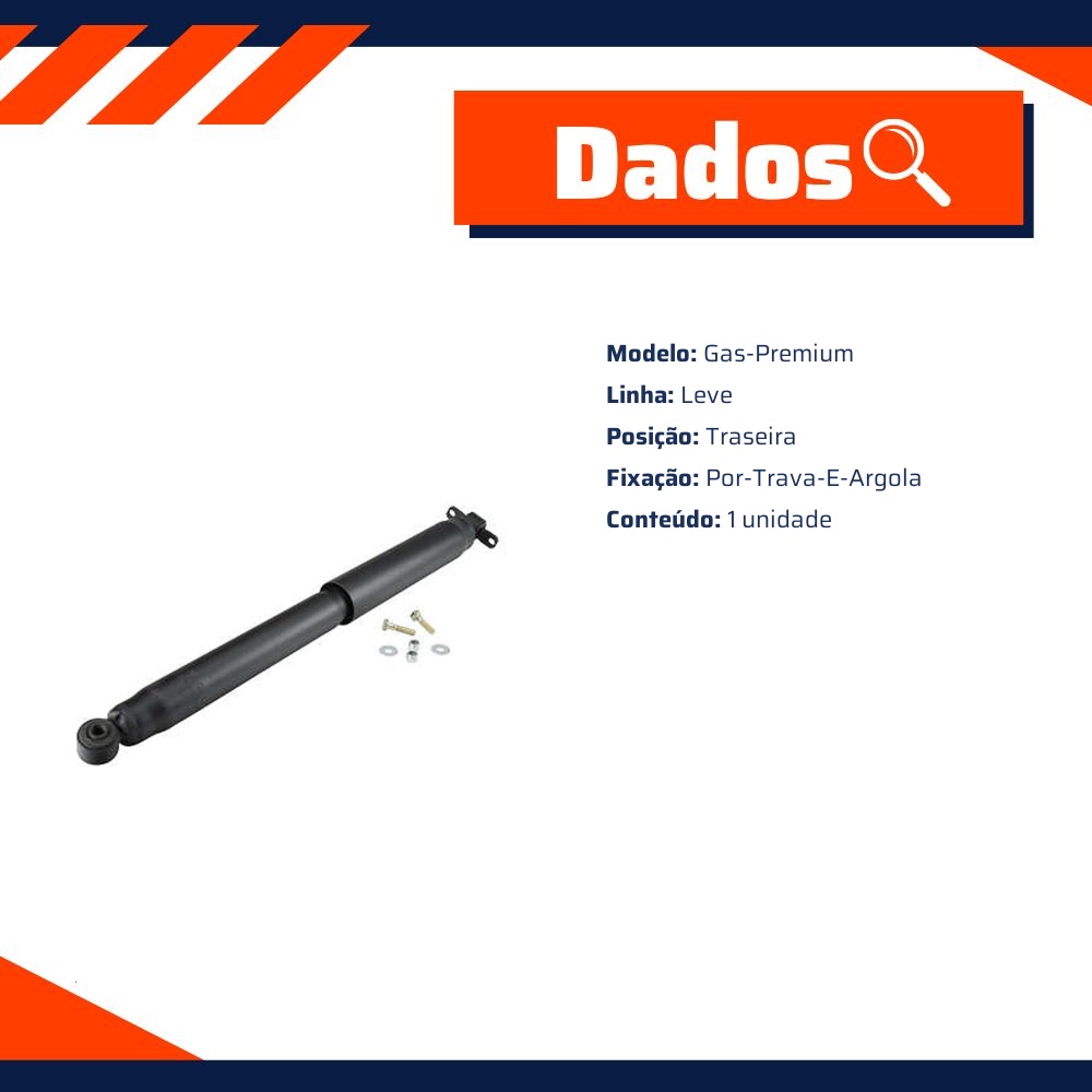 Amortecedor Gás Premium Traseiro da Suspensão para Ford Explorer - Monroe - 83744