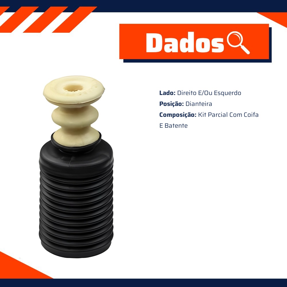 Kit Coifa Batente Dianteiro - KYB - SB0080