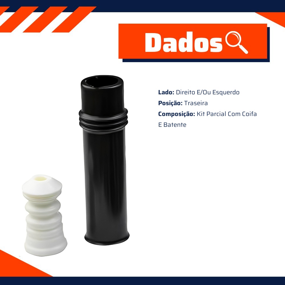 Kit Coifa Batente Traseiro - KYB - SB0007