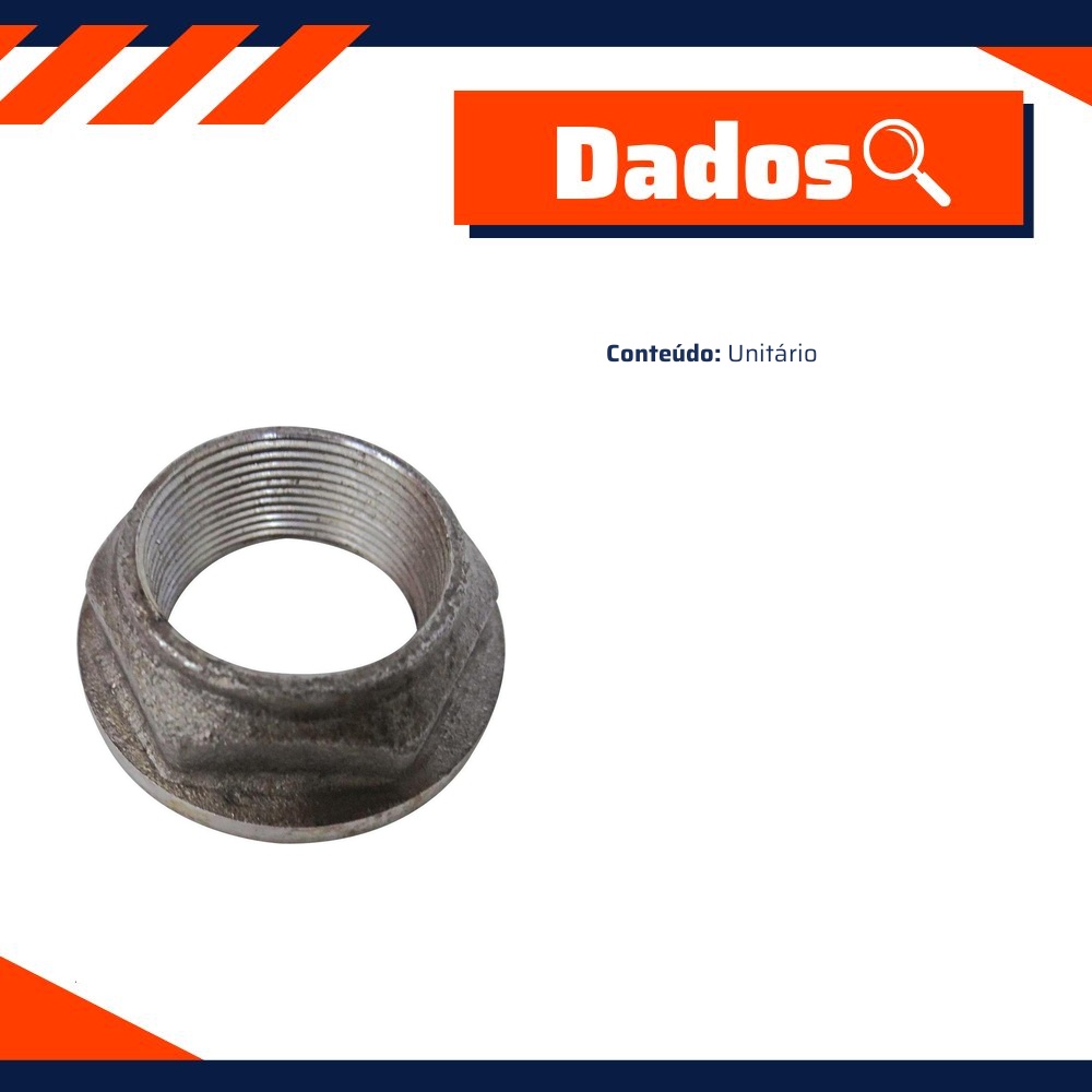 Porca do Pinhão Forjado M32 X 1,5 mm para Mercedes-Benz L 608 D - IMA - AL-179