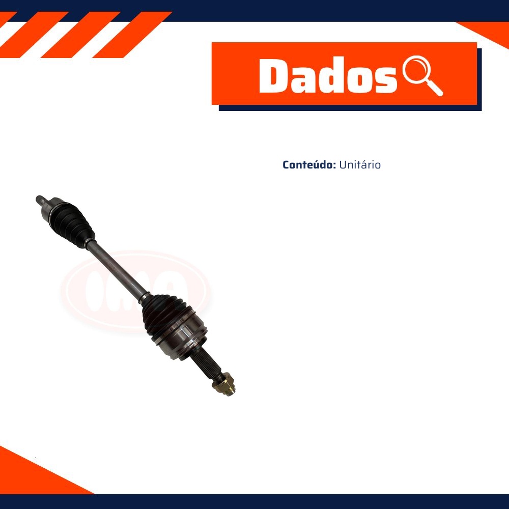 Semi Eixo Esquerdo para Renault Master - IMA - AL-1530