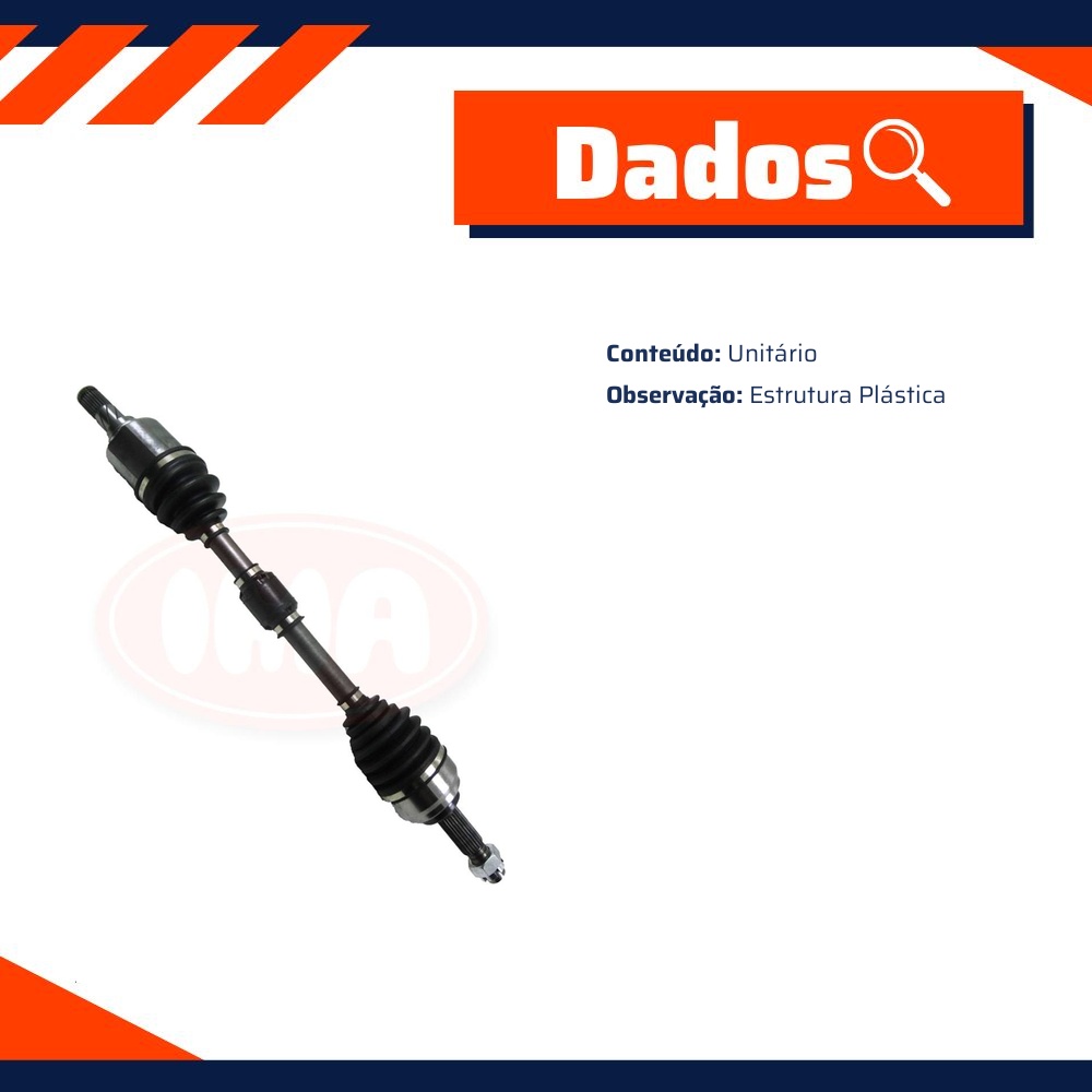 Semi Eixo Esquerdo para Nissan Livina e Tiida - IMA - AL-1664