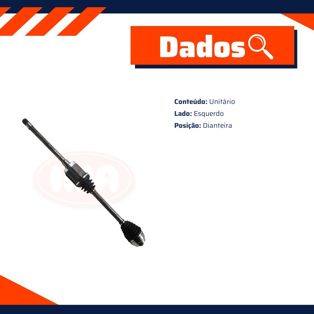 Semi Eixo Direito para Land Rover Range Rover Sport - IMA - AL-1687