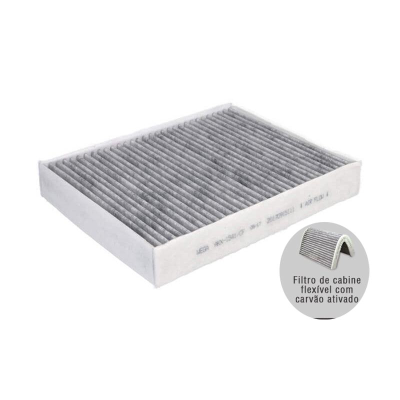 FIltro de Ar Condicionado Cabine com Carvão Ativado - Wega - AKX-1541/CF