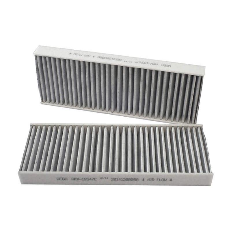 Par Filtro de Ar da Cabine com Carvão Ativado para Nissan Pathfinder - Wega - AKX-1954/C
