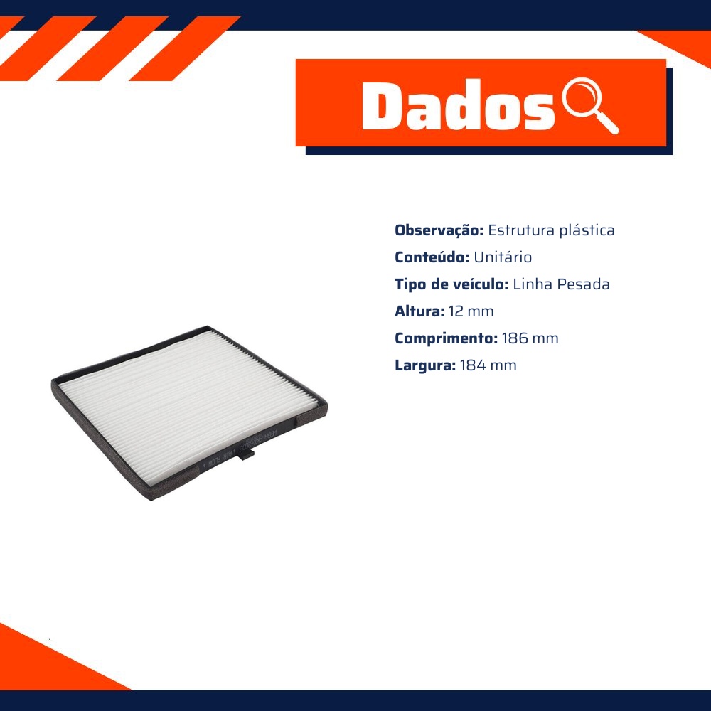 Filtro de Ar da Cabine para KIA Picanto - Wega - AKX-2005