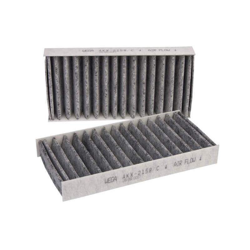 Par Filtro de Ar da Cabine com Carvão Ativado para Jeep Wrangler - Wega - AKX-2158/C