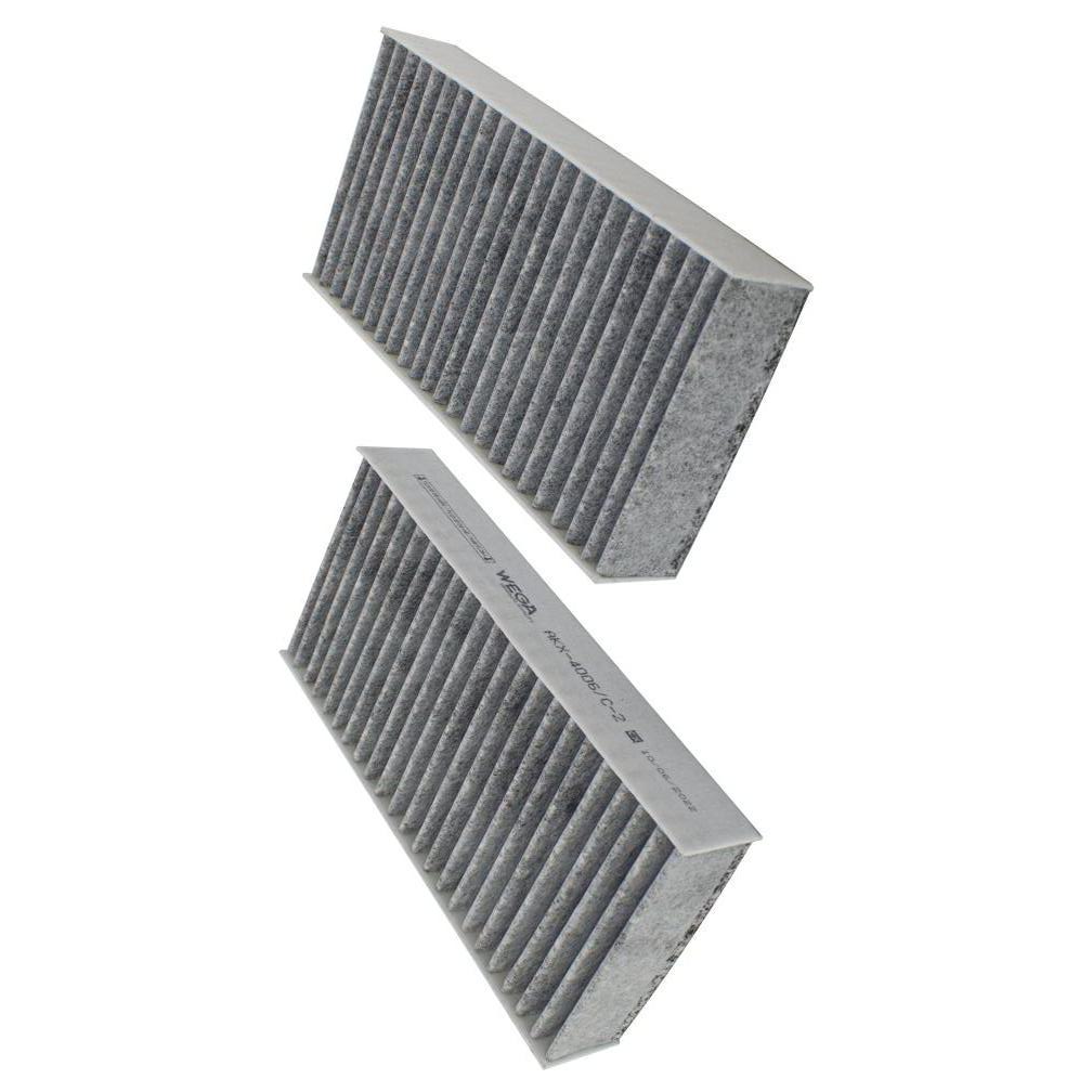 Par FIltro de Ar Condicionado Cabine com Carvão Ativado - Wega - AKX-4006/C-2