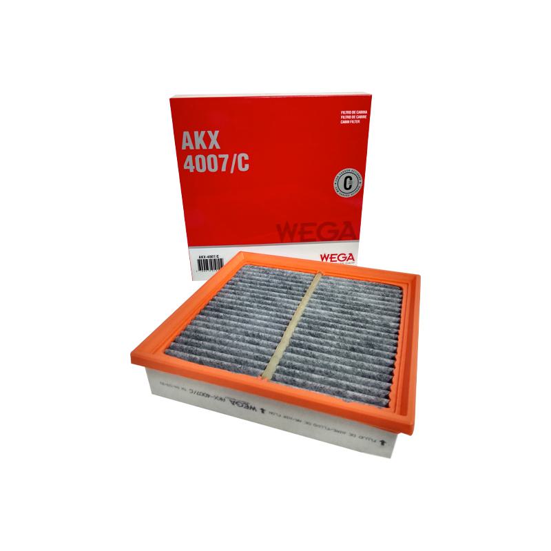 FIltro de Ar Condicionado Cabine com Carvão Ativado - Wega - AKX-4007/C