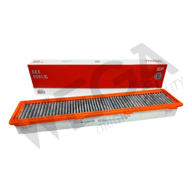 FIltro de Ar Condicionado Cabine com Carvão Ativado - Wega - AKX-4591/C