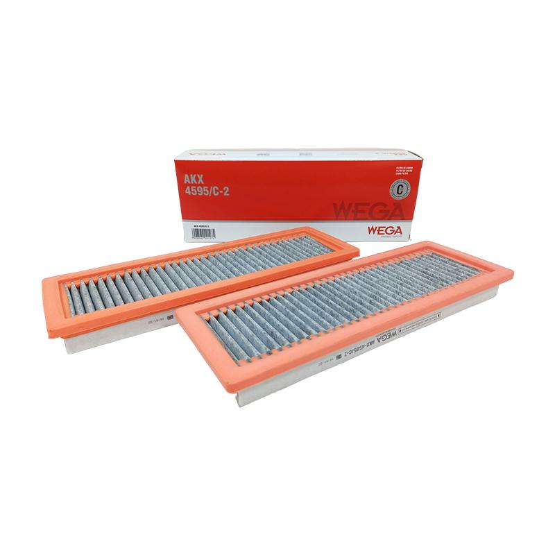 FIltro de Ar Condicionado Cabine com Carvão Ativado - Wega - AKX-4595/C-2