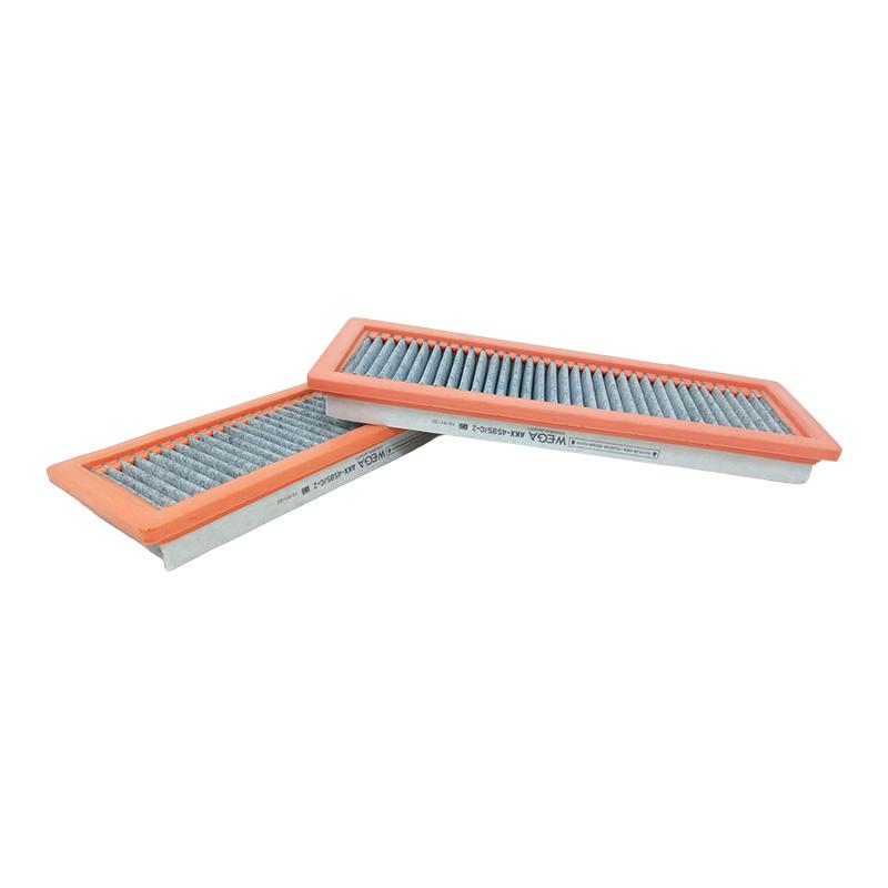 FIltro de Ar Condicionado Cabine com Carvão Ativado - Wega - AKX-4595/C-2