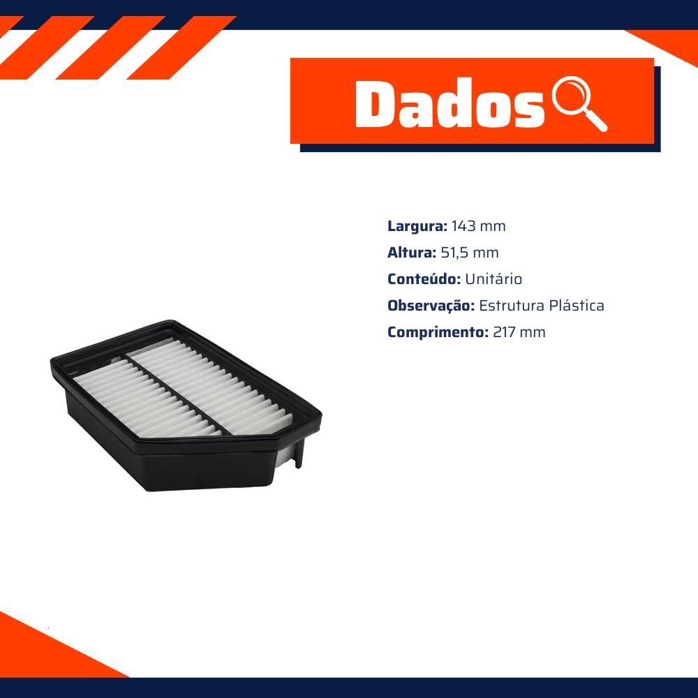 Filtro de Ar para Ssangyong Korando - Wega - FAP-9291