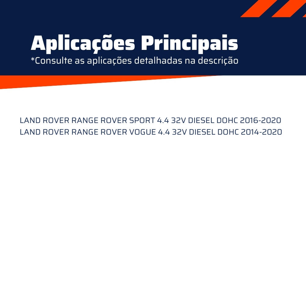 Filtro de Combustível com Dreno para Range Rover Sport Range Rover Vogue - Wega - FCD-0181