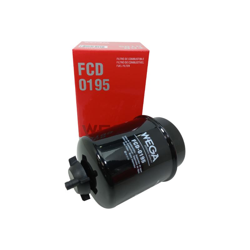 Filtro de Combustível com Dreno - Wega - FCD-0195