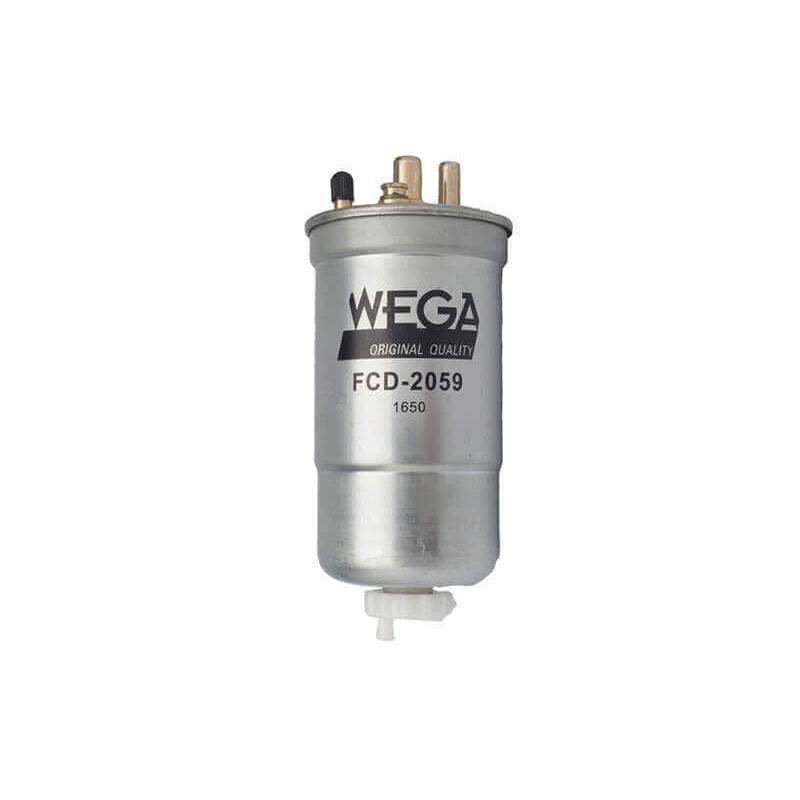 Filtro de Combustível com Dreno para Mercedes-Benz Lo-712 Lo-812 - Wega - FCD-2059