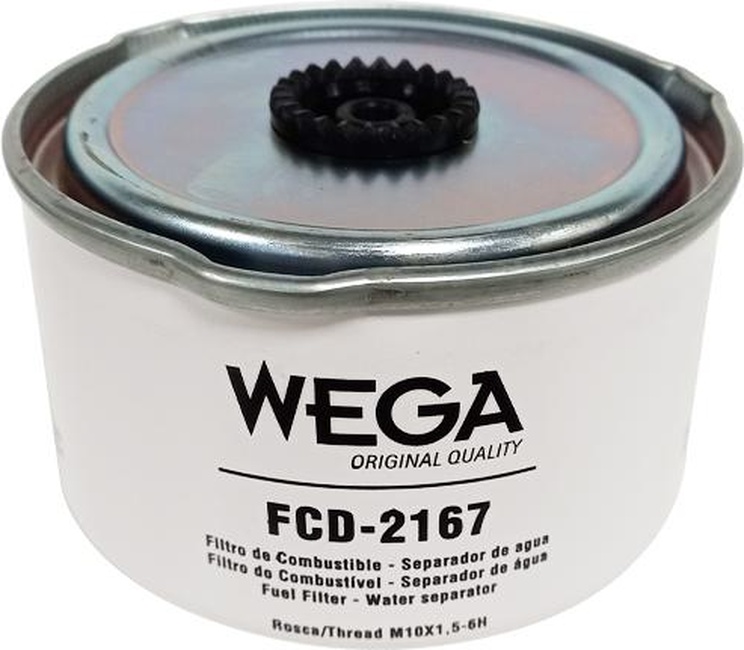 Filtro de Combustível com Dreno - Wega - FCD-2167