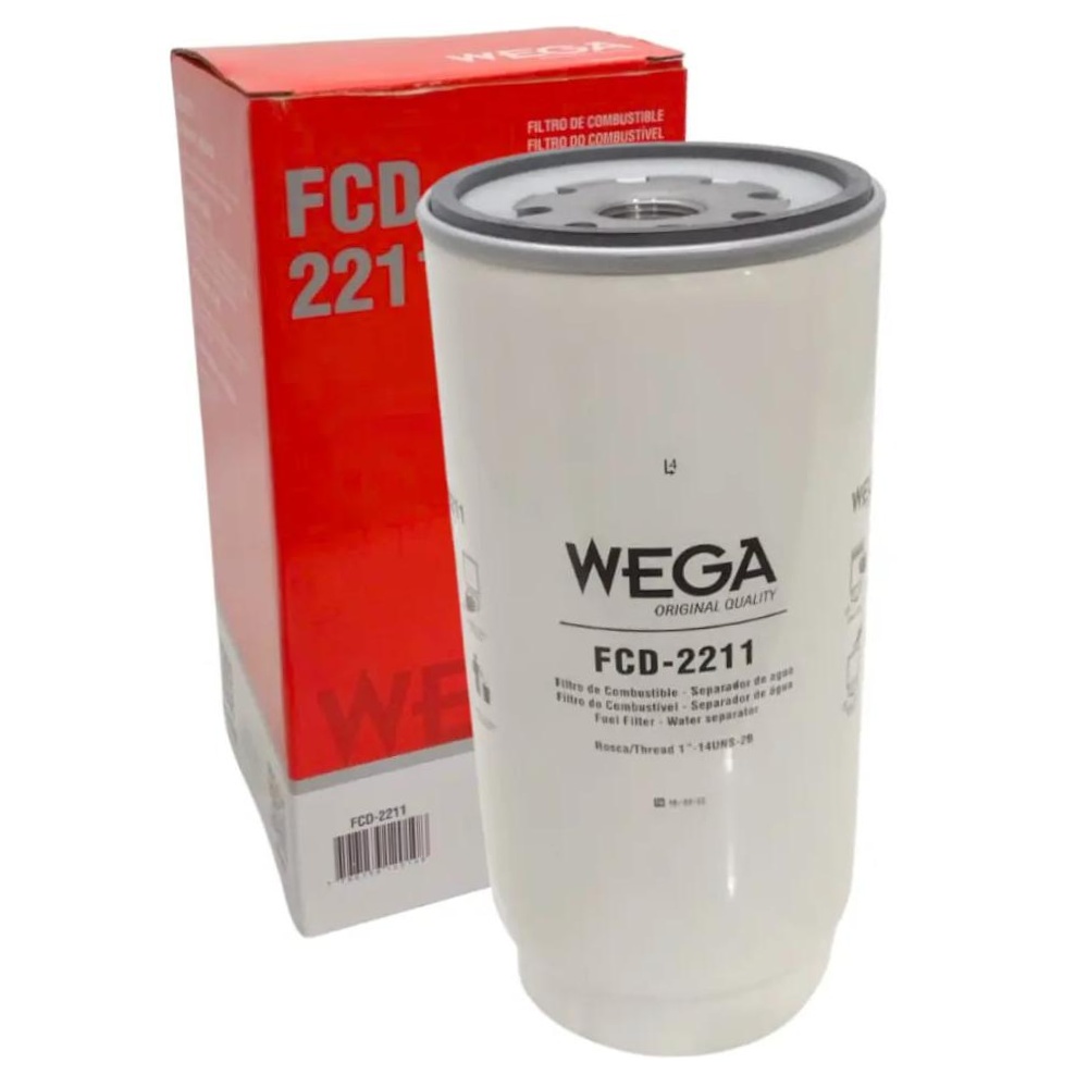 Filtro de Combustível Separador de Água sem Copo para Sinotruk Howo 380 - Wega - FCD-2211