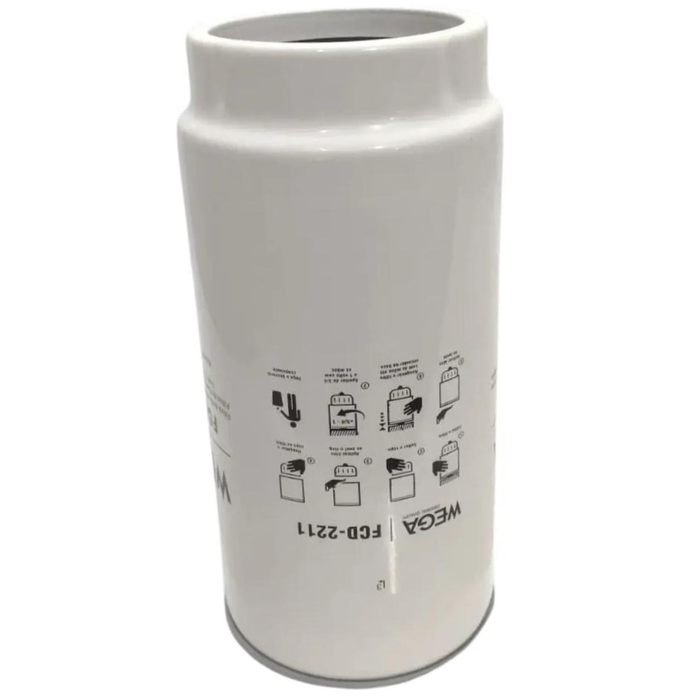 Filtro de Combustível Separador de Água sem Copo para Sinotruk Howo 380 - Wega - FCD-2211