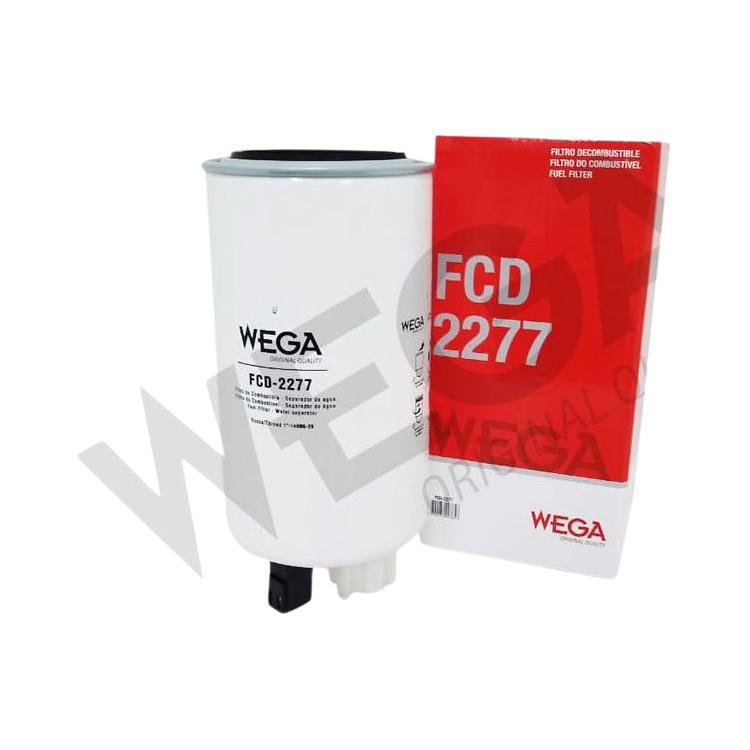Filtro de Combustível com Dreno - Wega - FCD-2277