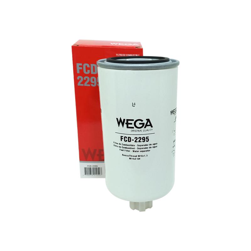 Filtro de Combustível com Dreno - Wega - FCD-2295