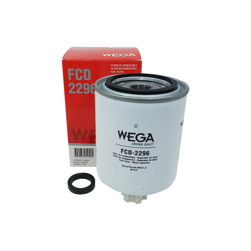 Filtro de Combustível com Dreno - Wega - FCD-2296