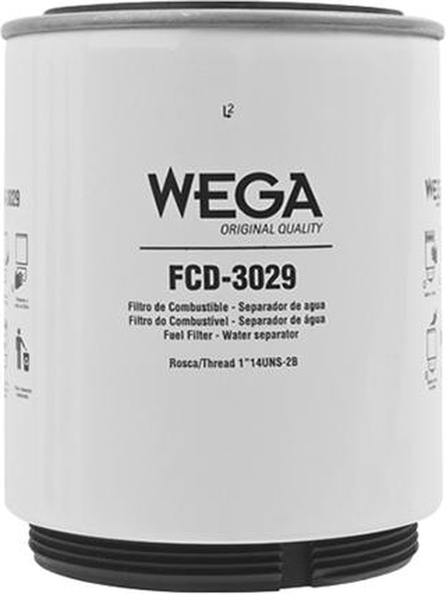 Filtro de Combustível Separador de Água sem Copo - Wega - FCD-3029