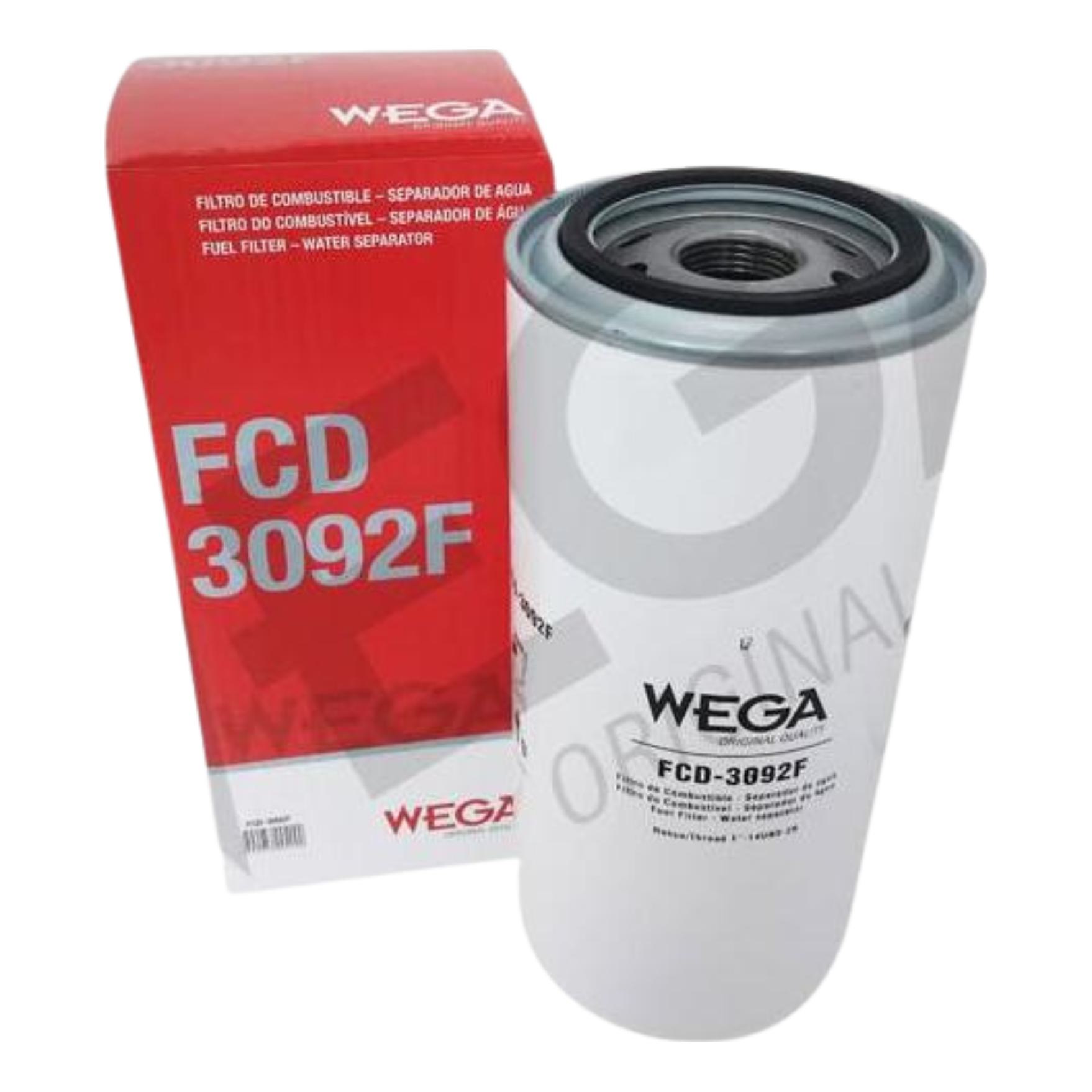 Filtro de Combustível com Dreno - Wega - FCD-3092F