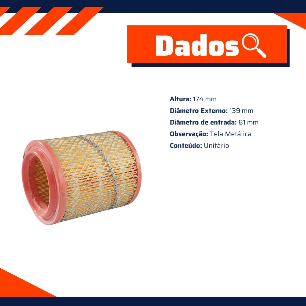 Filtro de Ar para Honda CR-V - Wega - JFA-0432/1