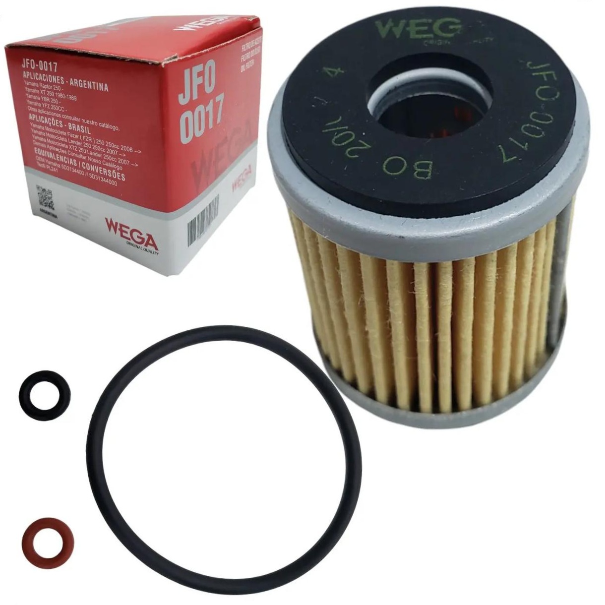 Filtro de Óleo Lubrificante - Wega - JFO-0017