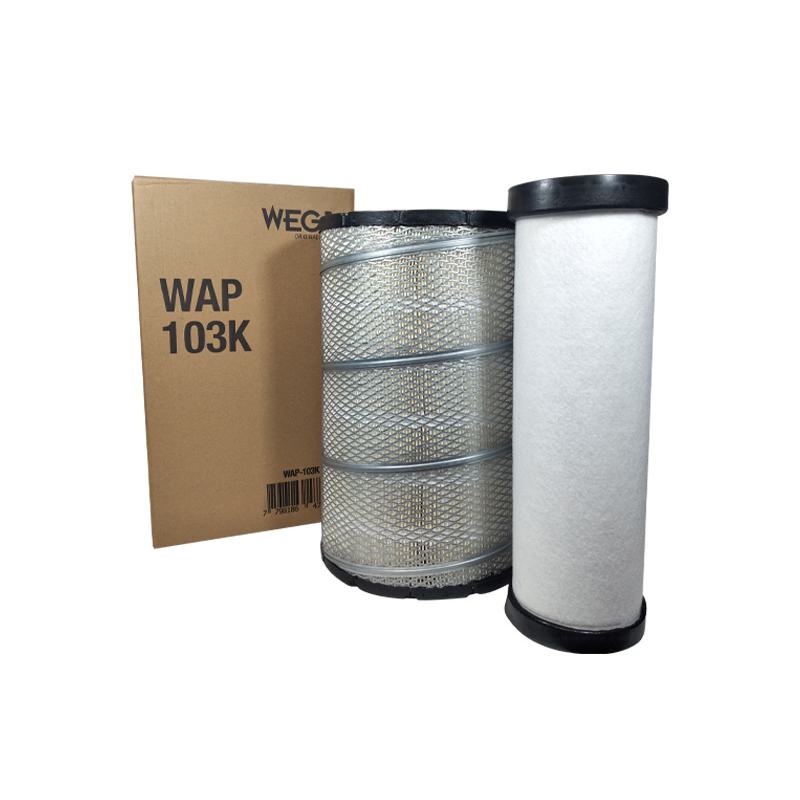 Filtro de Ar Primário e Secundário do Motor - Wega - WAP-103K