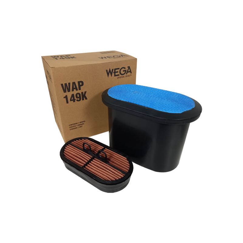 Filtro de Ar Primário e Secundário do Motor - Wega - WAP-149K