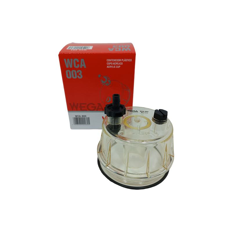Copo do Filtro de Combustível Separador de Água - Wega - WCA-003