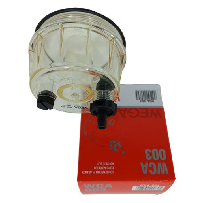 Copo do Filtro de Combustível Separador de Água - Wega - WCA-003