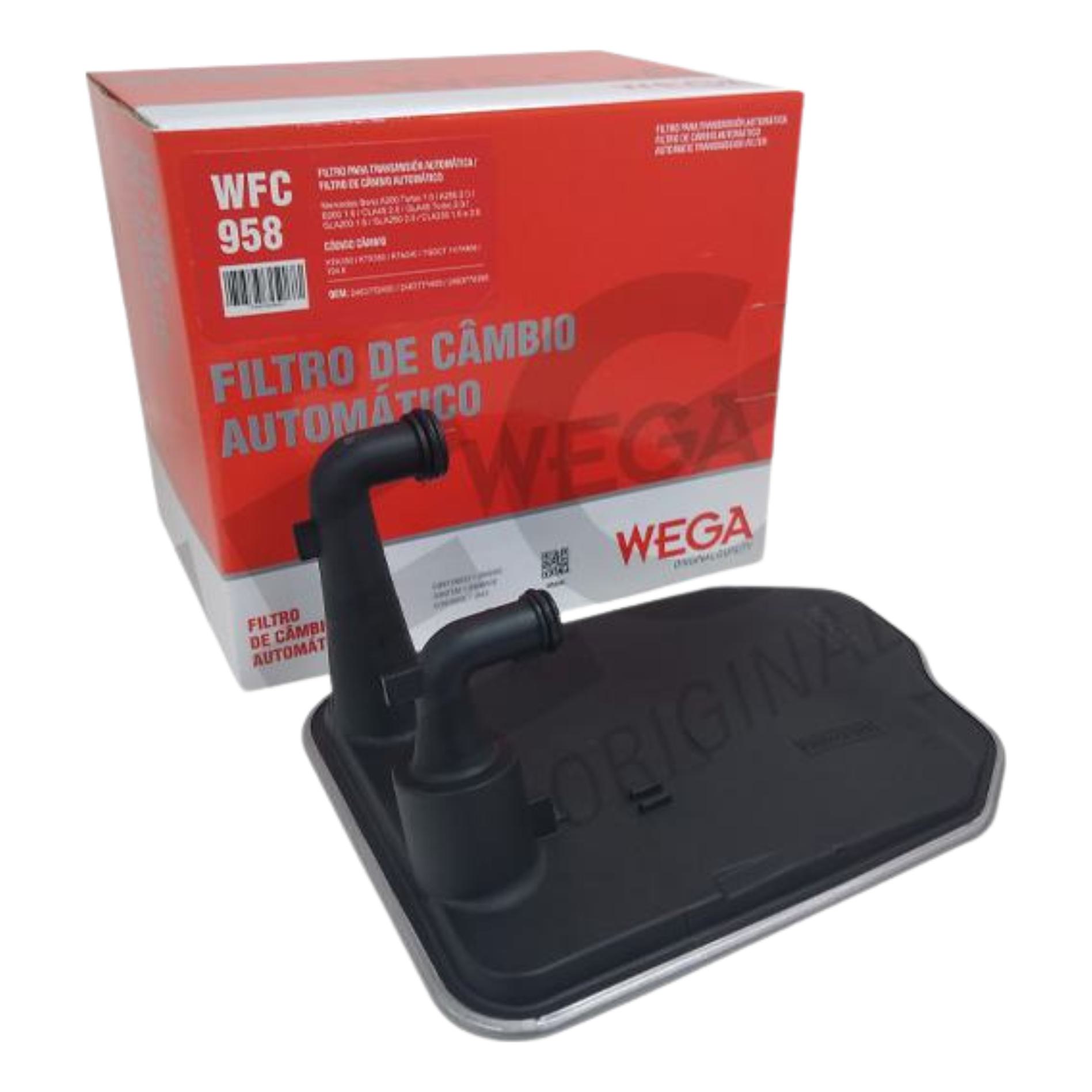 Filtro de Óleo do Câmbio Automático - Wega - WFC-958