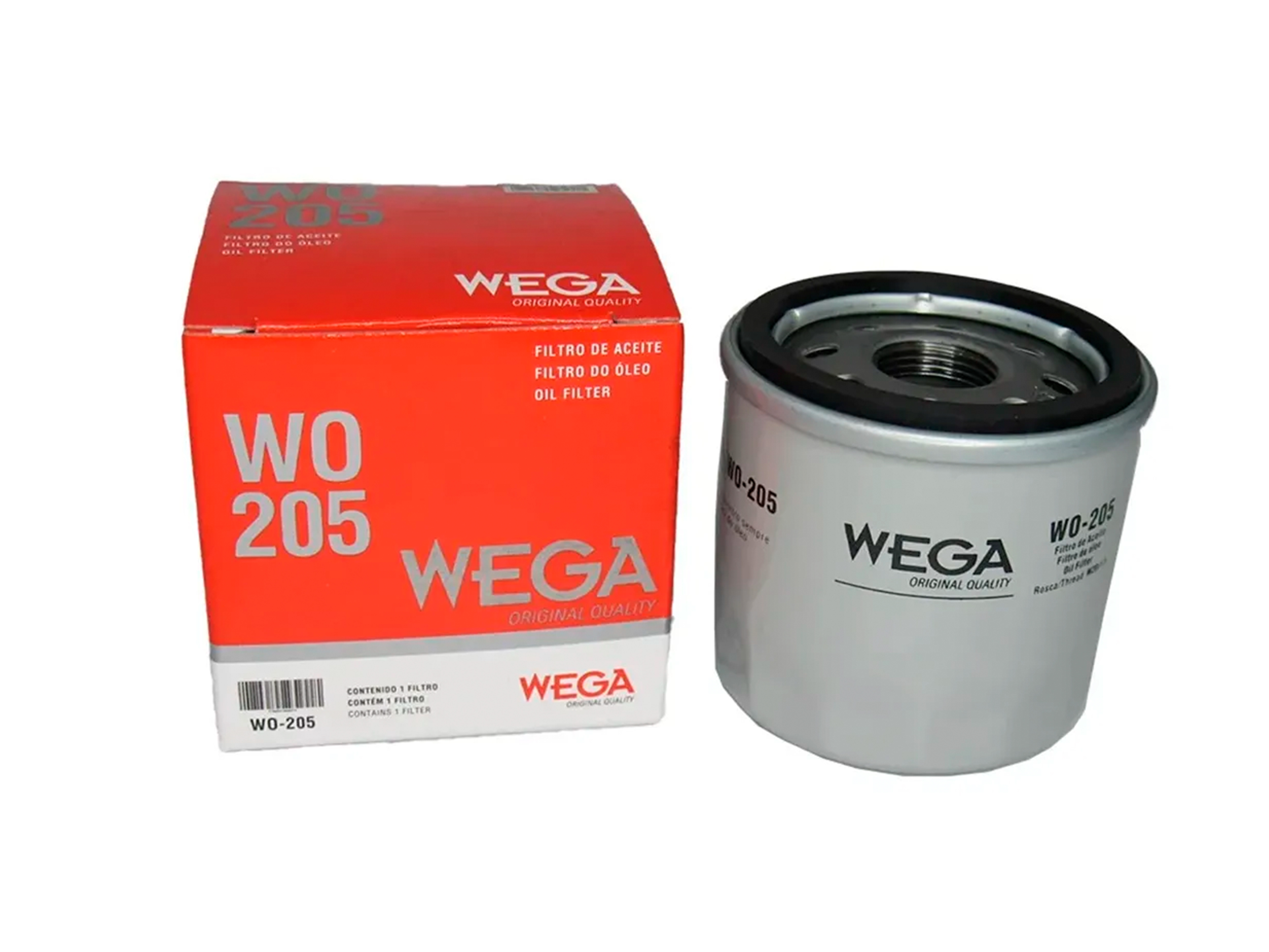 Filtro Blindado de Óleo Lubrificante - Wega - WO-205