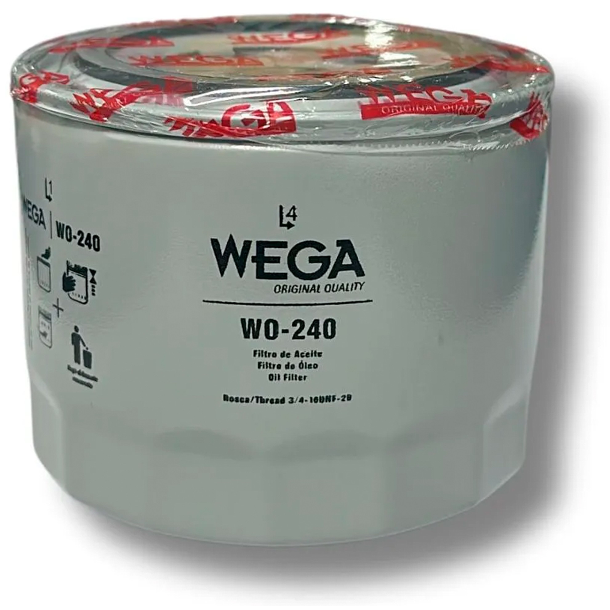 Filtro Blindado de Óleo Lubrificante - Wega - WO-240
