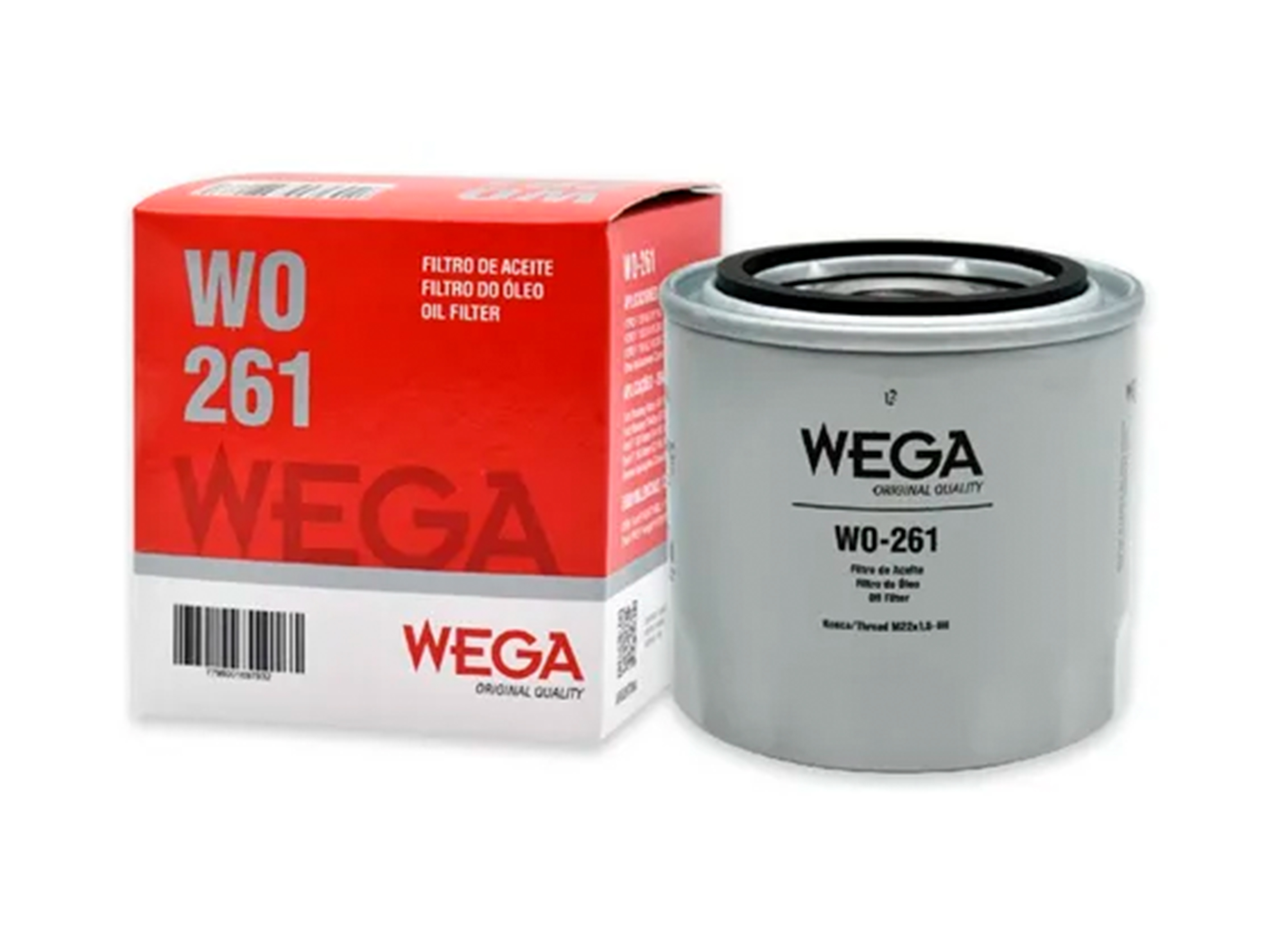 Filtro Blindado de Óleo Lubrificante - Wega - WO-261