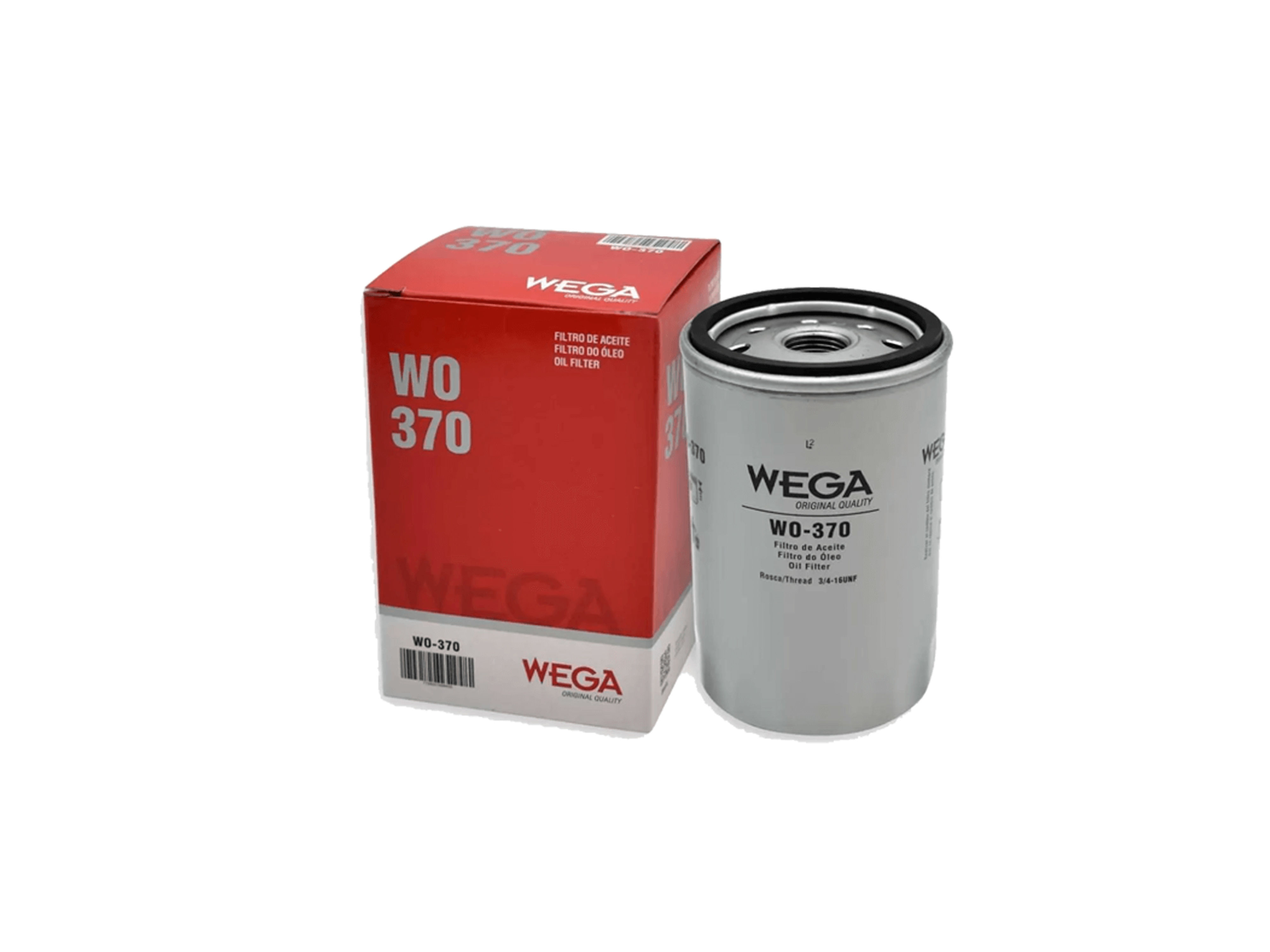 Filtro Blindado de Óleo Lubrificante - Wega - WO-370