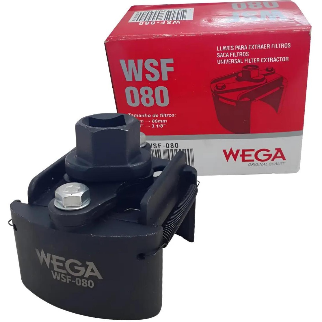 Sacador de Filtros 60mm a 80mm - Wega - WSF-080